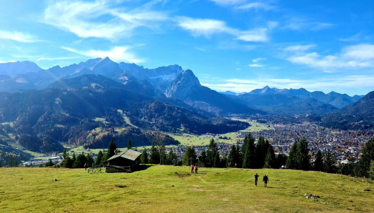Ferienwohnung Blickfang Garmisch-Partenkirchen Buitenkant foto